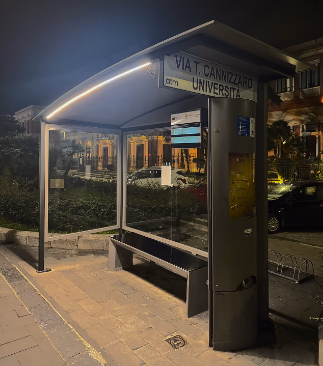 Smart Shelter at night